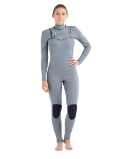 Women's Topaz 4/3mm Separated-Zip Fullsuit - Grey