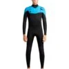 Phoenix 3/2mm Men's Chest-Zip Fullsuit - Blue