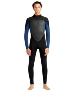 Phoenix 4/3mm Men's Back-Zip Fullsuit - Blue