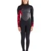 EOS 3/2mm Back-Zip Women's Fullsuit - Red/Black