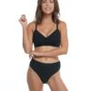 Ibiza Drew D-F Cup Bikini Top - Black
