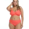 Smoothies Drew Plus Size Bikini Top - Sunset