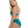 Smoothies Marlee High-Waist Bikini Bottom - Kingfisher
