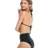 Smoothies Woodstock High-Waist Swim Bottom - Black