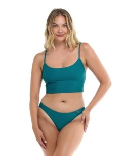 Smoothies Norah Swim Crop Top - Kingfisher