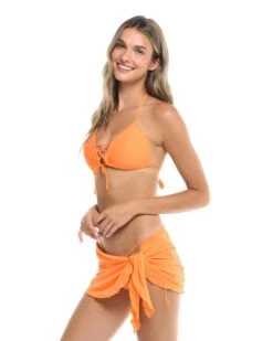 Smoothies Short Sarong Cover-Up - Loquat