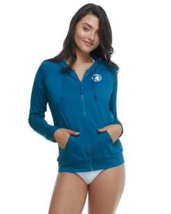 Smoothies Adeline Zip-Up Sun-Protection Hoodie - Prussian