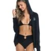 Smoothies Adeline Zip-Up Sun-Protection Hoodie - Black