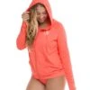 Smoothies Adeline UPF 50+ Sun Zip-Up Hoodie - Sunset