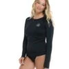 Smoothies Sleek Rash Guard - Black