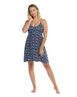 Vivid Field Ivy Cover-Up Dress - Indigo