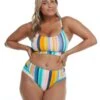 Havana Nights Plus Size Aro Bralette Bikini Top- Combo Multi