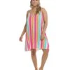 Firenze Nicole Plus-Size Cover-Up Dress - Multi