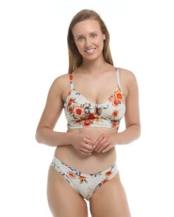 Corsica Olivia D-F Swim Top - Pearl