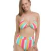 Firenze Dita D-Cup Triangle Bikini Top - Multi