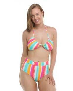 Firenze Dita D-Cup Triangle Bikini Top - Multi
