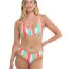 Firenze Freya Fixed Triangle Swim Top - Multi