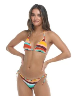 New Wave Dita Triangle Top - Sangria