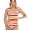 New Wave Electra One-Piece Swimsuit - Sangria