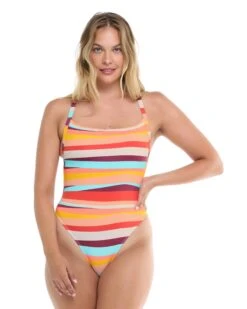 New Wave Electra One-Piece Swimsuit - Sangria