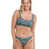 Vivid Field Maxim Bikini Top - Indigo