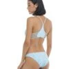 Flowery Skies Bikini Bottom - Baby Blue