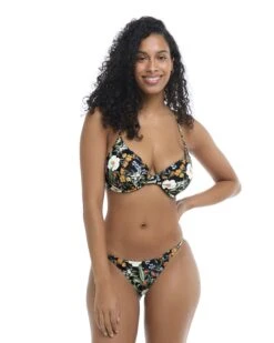 Inflorescence Solo D-F Bikini Top - Black