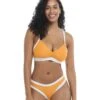 Ripple Drew D-F Cup Swim Top - Yellow