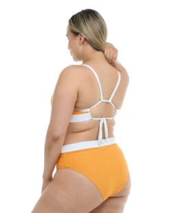 Ripple Marlee Plus-Size High-Waist Bikini Bottom - Yellow