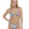 Posy Dita Triangle Bikini Top - Multi