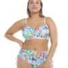 Posy Drew Plus Size Swim Top - Multi