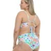 Posy High Tide Plus Size Swim Bottom - Multi