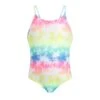 Toddler Girls' Rainbow Palm-Print One-Piece Swimsuit - Multi
