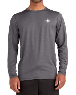 Offshore UPF Long-Sleeve Sun Shirt - Heather Charcoal