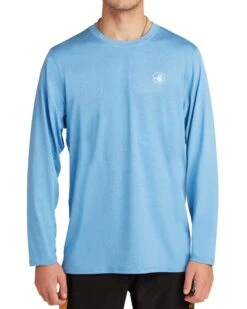 Offshore UPF Long-Sleeve Sun Shirt - Heather Blue