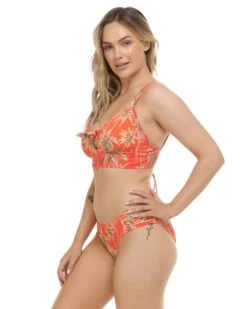 Balata Garden Olivia D-F Cup Swim Top - Sunset