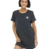 Brielle T-Shirt Dress - Heather Grey