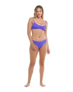 Ibiza Audrey Low-Rise Bikini Bottom - Clearwater
