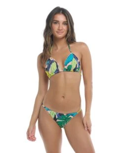 Manoa Falls Fixed Brasilia Bikini Bottom - Nightfall