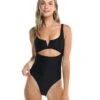 Smoothies Eli One-Piece Swimsuit - Black