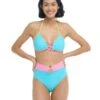 Spectrum Baby Love Bikini Top - Cyan