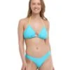Spectrum Dita D-Cup Ruffle Bikini Top - Cyan