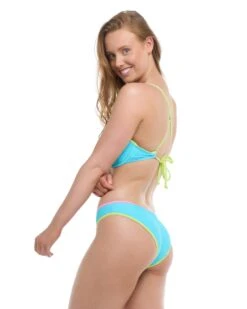 Spectrum Eclipse Surf Rider Bikini Bottom - Cyan