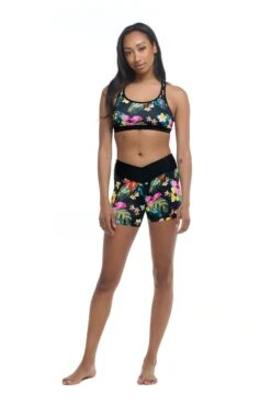 Tropical Island Speedy Short - Black