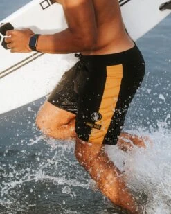 BG Classic Boardshort 18" - Black/Yellow