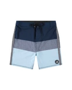Hermosa 18" Side-Stripe Boardshort - Light Blue