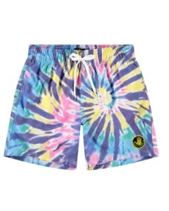 Maui 17" Tie Dye Swim Short - Bright Blue