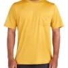 Short-Sleeved Pocket UPF 50+ T-Shirt - Mustard