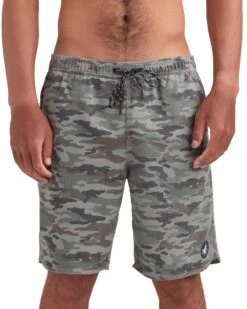 Loungin Athleisure Shorts - Camo