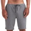 Loungin Athleisure Shorts - Heather Grey